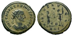 Carinus (283-285 AD). AE silvered Antoninianus 

Condition: Very Fine

Weight: 3.63 gr
Diameter: 21 mm