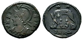 City Commemorative. A.D. 330-354. AE Urbs Roma

Condition: Very Fine

Weight: 2.97 gr
Diameter: 18 mm