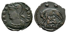 City Commemorative. A.D. 330-354. AE Urbs Roma

Condition: Very Fine

Weight: 1.67 gr
Diameter: 18.50 mm