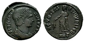 Helena (324-329 AD). AE Nummus

Condition: Very Fine

Weight: 2.25 gr
Diameter: 18 mm
