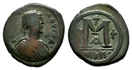 Justinian I. AE Follis. 527-565 AD.

Condition: Very Fine

Weight: 17.35 gr
Diameter: 31 mm