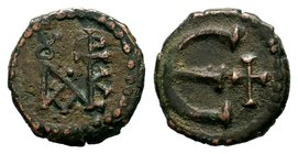 Justinian I (527-565). Æ

Condition: Very Fine

Weight: 1.68 gr
Diameter: 14 mm
