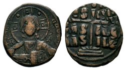 Anonymous Follis, c. 1020-1028 AD, Follis, 

Condition: Very Fine

Weight: 8.24 gr
Diameter: 28 mm