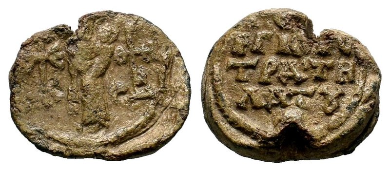 Byzantine Lead Seal 7th - 11th C. AD.

Condition: Very Fine

Weight: 12.57 gr
Di...