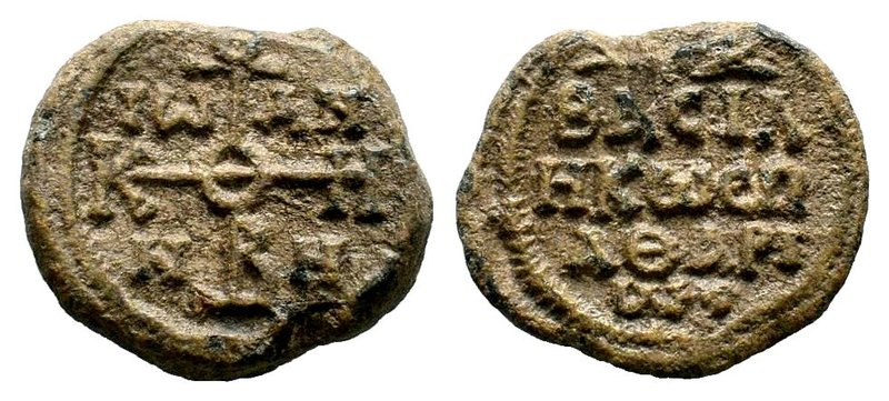 Byzantine Lead Seal 7th - 11th C. AD.

Condition: Very Fine

Weight: 11.23 gr
Di...