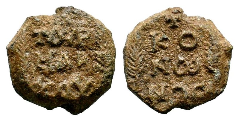 Byzantine Lead Seal 7th - 11th C. AD.

Condition: Very Fine

Weight: 10.42 gr
Di...
