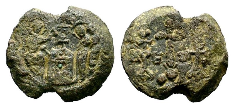 Byzantine Lead Seal 7th - 11th C. AD.

Condition: Very Fine

Weight: 11.15 gr
Di...
