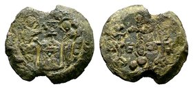 Byzantine Lead Seal 7th - 11th C. AD.

Condition: Very Fine

Weight: 11.15 gr
Diameter: 23 mm
