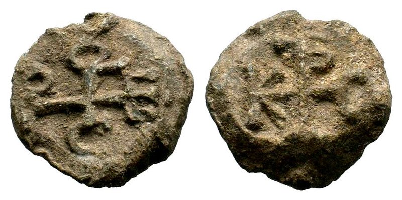 Byzantine Lead Seal 7th - 11th C. AD.

Condition: Very Fine

Weight: 16.44 gr 
D...