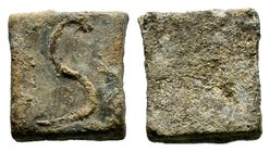Greek, 1st century BC–2nd century AD. PB Weight

Condition: Very Fine

Weight: 25.76 gr
Diameter: 21 mm