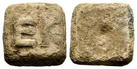 Greek, 1st century BC–2nd century AD. PB Weight

Condition: Very Fine

Weight: 82.43 gr
Diameter: 31.79 mm
