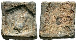 Greek, 1st century BC–2nd century AD. PB Weight

Condition: Very Fine

Weight: 83.90 gr
Diameter: 30 mm