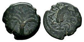 Judaea, Procurators. Marcus Ambibulus. 9-12 C.E. AE prutah

Condition: Very Fine

Weight: 2.02 gr
Diameter: 16.32 mm