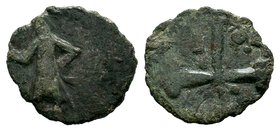 COUNTY OF EDESSA: Baldwin II, 2nd reign, 1108-1118, AE follis

Condition: Very Fine

Weight: 4.31 gr
Diameter: 23 mm