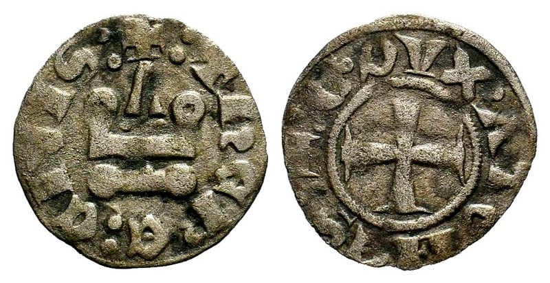 CRUSADERS, Antioch. 1149-1163. AR Denier

Condition: Very Fine

Weight: 0.60 gr
...