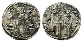 Venetian coinage,Ar XIII-XIV AD. 

Condition: Very Fine

Weight: 1.75 gr
Diameter: 21 mm