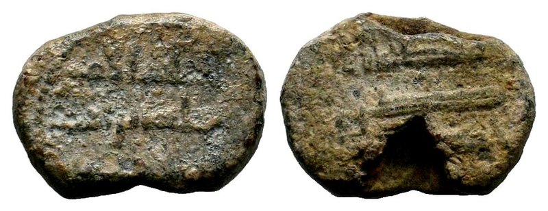 Islamic Lead Seals, 10th - 14th C. AD.

Condition: Very Fine

Weight: 8.38 gr
Di...