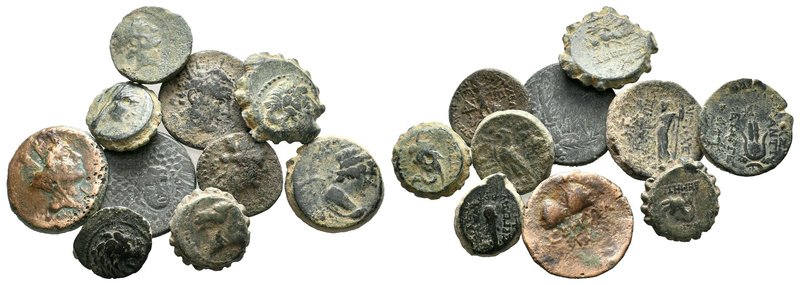 Lot of 10 Greek Coins. 

Condition: Very Fine

Weight: LOT
Diameter: