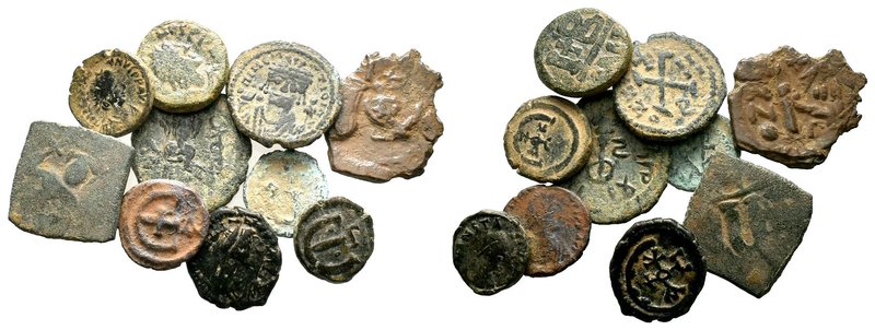 Lot of 10 Byzantine Coins. 

Condition: Very Fine

Weight: LOT
Diameter: