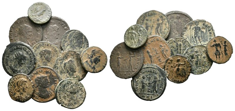 Lot of 11 Roman Coins. 

Condition: Very Fine

Weight: LOT
Diameter: