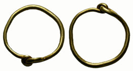 Ancient Roman Gold Ring

Condition: Very Fine

Weight: 0.60 gr
Diameter: 13.17 mm