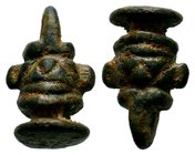 Ancient Idolic Pendant,

Condition: Very Fine

Weight: 4.68 gr
Diameter: 18.29 mm