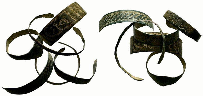 Lot of Byzantine Bronze Bracelets

Condition: Very Fine

Weight: LOT
Diamet...