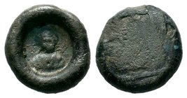 Ancient Byzantine Object,

Condition: Very Fine

Weight: 2.08 gr
Diameter: 19.95 mm