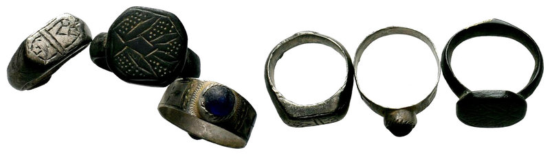 3x Ancient Rings

Condition: Very Fine

Weight: LOT
Diameter: