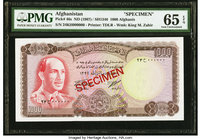 Afghanistan Bank of Afghanistan 1000 Afghanis ND (1967) / SH1346 Pick 46s Specimen PMG Gem Uncirculated 65 EPQ. 

HID09801242017