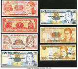 Seven Notes from Honduras. Choice About Uncirculated or Better. 

HID09801242017