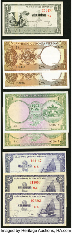 A Dozen Notes from South Vietnam. About Uncirculated or Better. 

HID09801242017