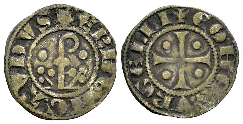 The Crown of Aragon. Ermengol X (1267-1314). Dinero. Condado de Urgell. (Cru-128...