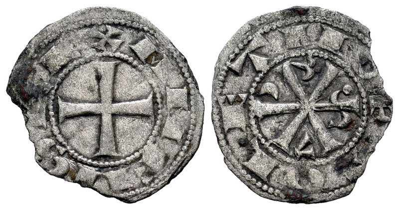 Kingdom of Castille and Leon. Alfonso VI (1073-1109). Dinero. Toledo. (Bautista-...