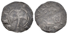 Kingdom of Castille and Leon. Alfonso VII (1126-1157). dinero. Toledo. (Bautista-84.1). Anv.: IMPERATOR. Cruz patada. Rev.: TOLETI. Mitra. Ve. 0,57 g....