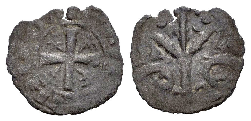 Kingdom of Castille and Leon. Alfonso IX (1188-1230). Óbolo. Without mint mark. ...