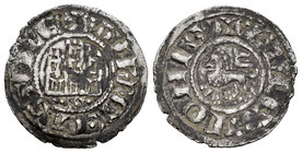 Kingdom of Castille and Leon. Alfonso X (1252-1284). Pepión. Sevilla. (Bautista-348.1). Ve. 0,98 g. Con S entre puntos bajo el castillo y con punto so...