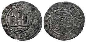 Kingdom of Castille and Leon. Alfonso X (1252-1284). Pepión. Cuenca. (Bautista-350). Ve. 0,78 g. Cuenco con pie bajo el castillo. Escasa. VF/Almost VF...