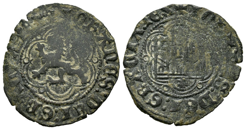 Kingdom of Castille and Leon. Juan II (1406-1454). Blanca. Coruña. (Bautista-813...