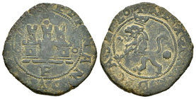 Catholic Kings (1474-1504). 2 maravedís. Coruña. F. (Rs-218 variante). Ae. 5,56 g. Variante sin roel debajo del león. VF/Choice VF. Est...75,00.