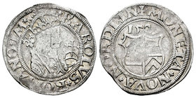 Charles I (1516-1556). 1/2 batzen. (Schulten-2424). Ag. 1,80 g. Escasa. Almost VF. Est...80,00.