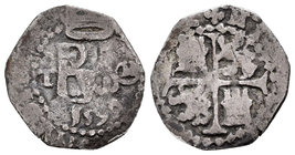 Philip II (1556-1598). 1/2 real. 1590. Toledo. M. (Cal-750). Ag. 1,45 g. Scarce. Almost VF/Choice F. Est...150,00.
