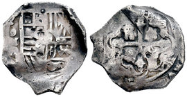 Philip II? 2 reales. México. ¿O?. (Cal-¿tipo 329?). Ag. 6,86 g. F. Est...35,00.