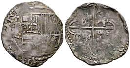 Philip III (1598-1621). 4 reales. Potosí. Q. (Cal-243). Ag. 13,55 g. Almost VF. Est...80,00.