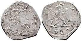Philip III (1598-1621). 4 taris. 1618. Messina. IP. (Vti-141). Ag. 10,20 g. Choice VF. Est...75,00.