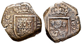 Philip IV (1621-1665). 8 maravedís. 1622. Madrid. (Cal-1410). Ae. 5,66 g. Ex Colección Lepanto, Áureo 1999, lote 562. VF. Est...30,00.