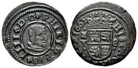Philip IV (1621-1665). 8 maravedís. 1662. Madrid. Y. (Cal-1423). (Jarabo-Sanahuja-M340). Ae. 2,08 g. Choice VF. Est...40,00.