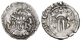 Philip IV (1621-1665). Dieciocheno. 1624. Valencia. (Cal-1099). Ag. 2,32 g. VF. Est...25,00.