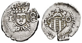 Philip IV (1621-1665). Dieciocheno. 1650. Valencia. (Cal-1116). Ag. 1,81 g. Choice VF. Est...45,00.
