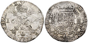 Philip IV (1621-1665). 1 patagón. 1624. Brussels. (Vti-998). (Vanhoudt-645.BS). Ag. 28,00 g. Almost VF. Est...110,00.